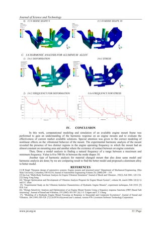 5.analysis over engine mount vibrational | PDF