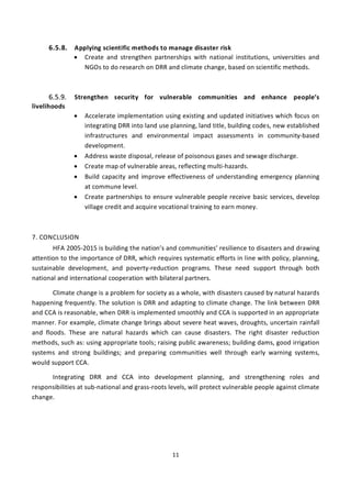 Climate change strategic plan for disaster | PDF