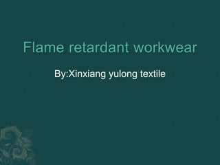 By:Xinxiang yulong textile
 