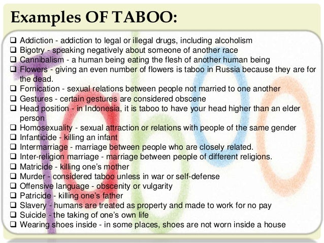 5 prejudices taboos and collective behavior 3