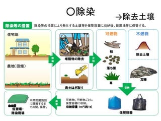 ○除染 →除去土壌
 