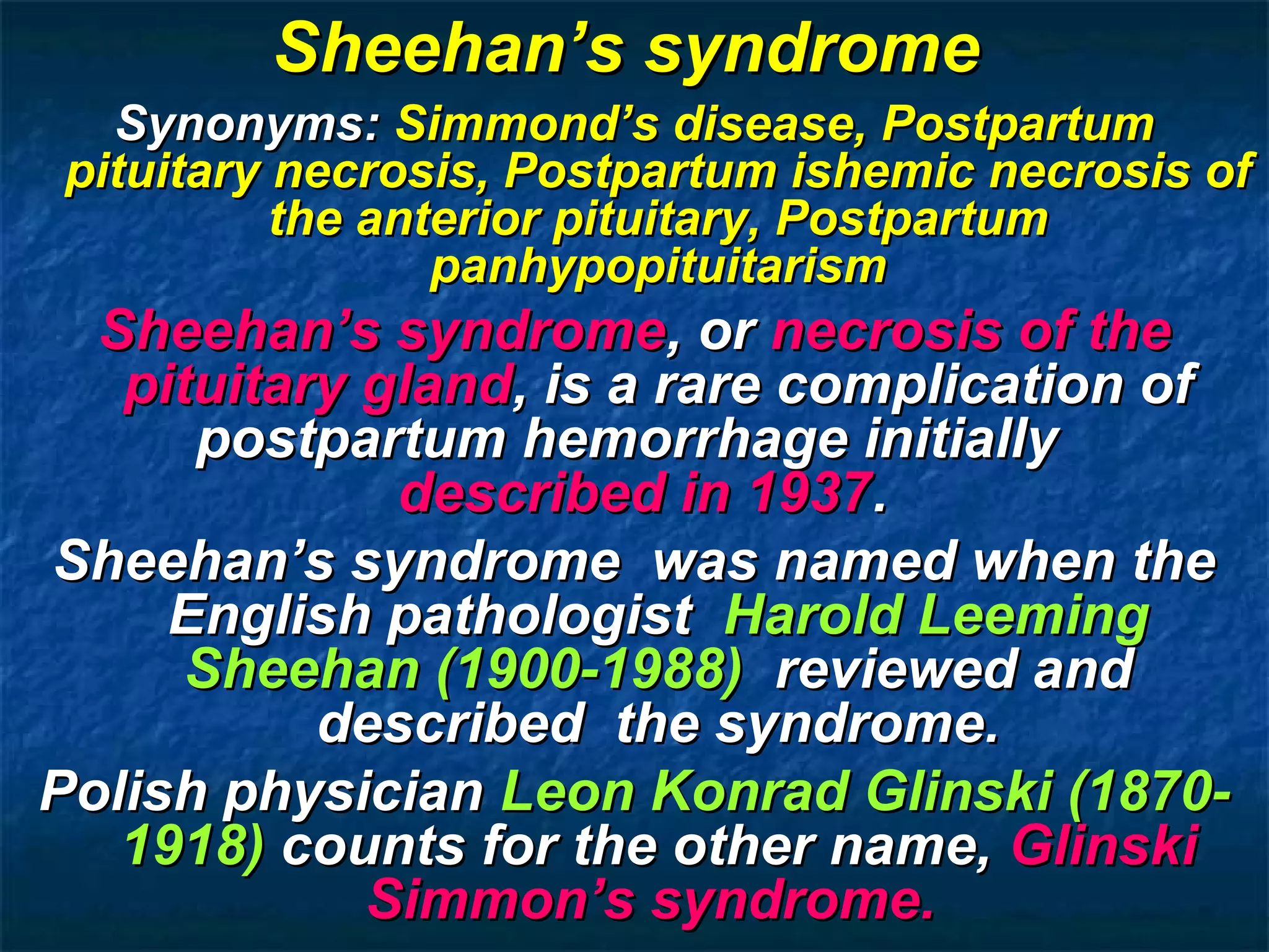 Hypopituitarism & Hyperpituitarism | PPT