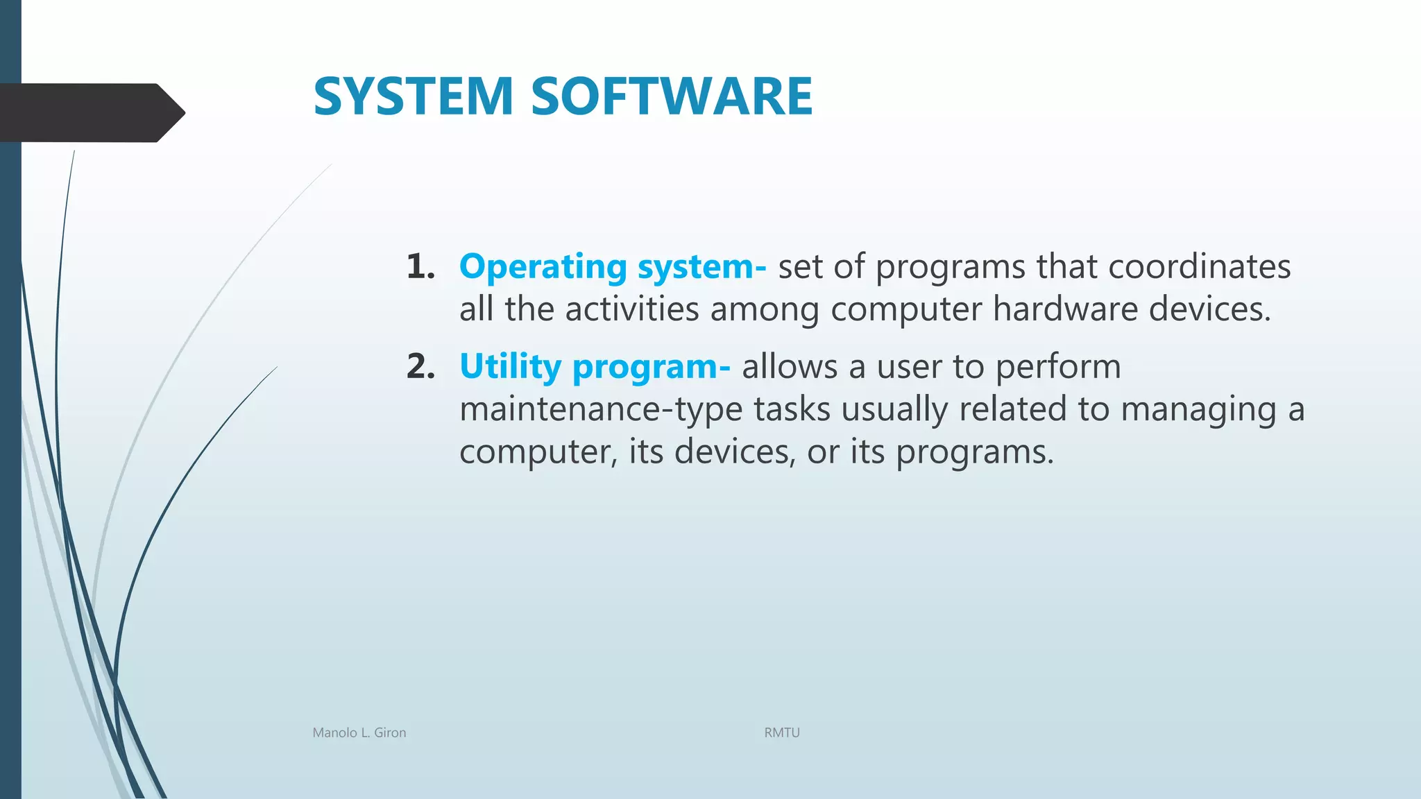 5. computer software | PPTX