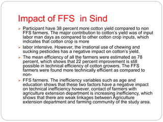 5. Farmers field school (impact of ffs) A Series of Lectures ByMr Allah Dad Khan Provincial Director IPM KPK MINFAL Paki...