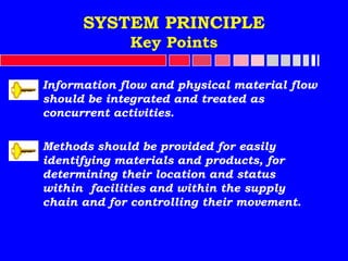 10 Principles of Material Handling_Materi Warehousing Training | PPT