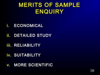 Census Sample Investigation | PPT