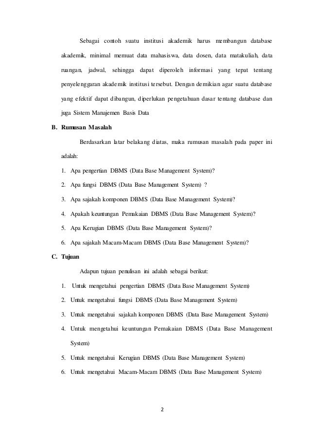 Makalah basis data