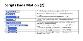 Scripts Pada Motion (2)
 