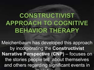 Donald Meichenbaum Cognitive Behavior Modification