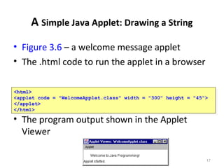JAVA APPLET BASICS | PPT