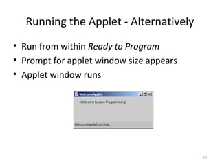 JAVA APPLET BASICS | PPT