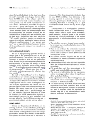 Articulators in orthodontics an evidencebased | PDF