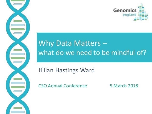 Why Data Matters What We Need To Be Mindful Of Jillian