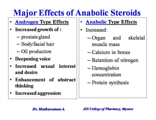 5.1.1 androgens and anabolic steroids