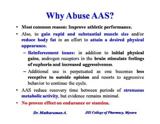 5.1.1 androgens and anabolic steroids