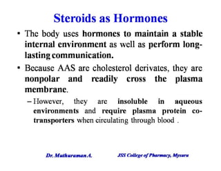 5.1.1 androgens and anabolic steroids