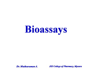 5.2.1 bioassay