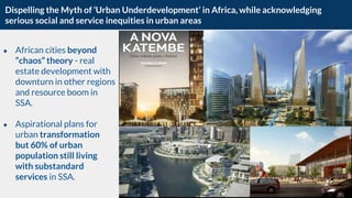 Substandard Development Property Taxation for Equitable Urban Infrastructure Development in ...