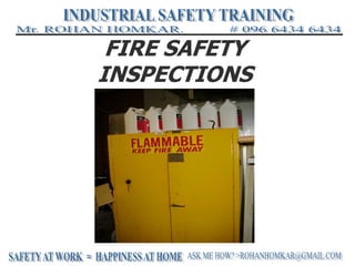 FIRE SAFETY
INSPECTIONS
 