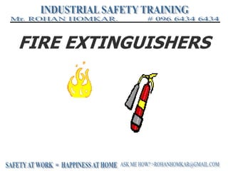 FIRE EXTINGUISHERS
 
