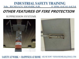 OTHER FEATURES OF FIRE PROTECTION
SUPPRESSION SYSTEMS
 