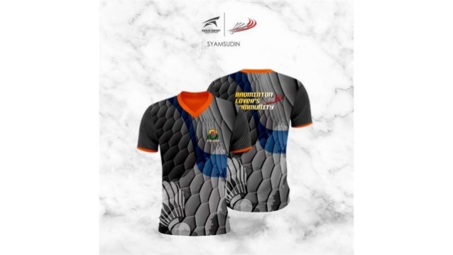 custom baju badminton