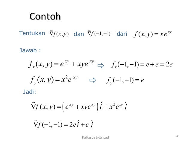 Fungsi Dua Peubah Kalkulus 2