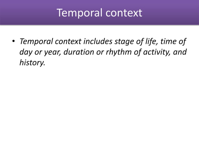 contexts and environments in occupational therapy | PPTX