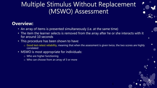 5. mswo procedures | PPTX