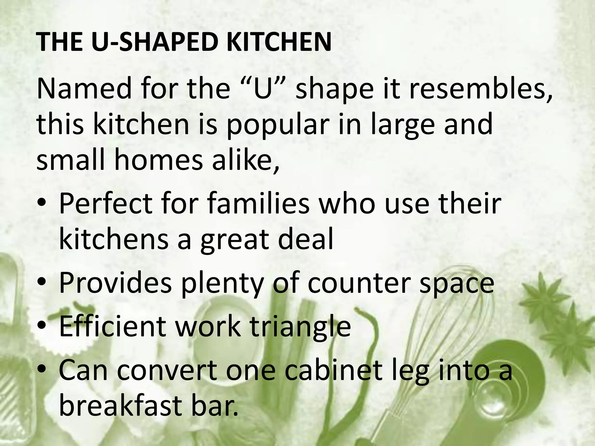 5. understanding the basic kitchen layout | PPTX