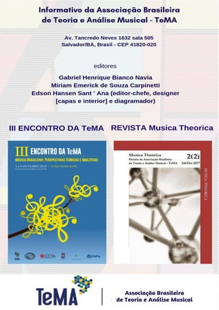 TeMA informativo n. 3, set., 2018