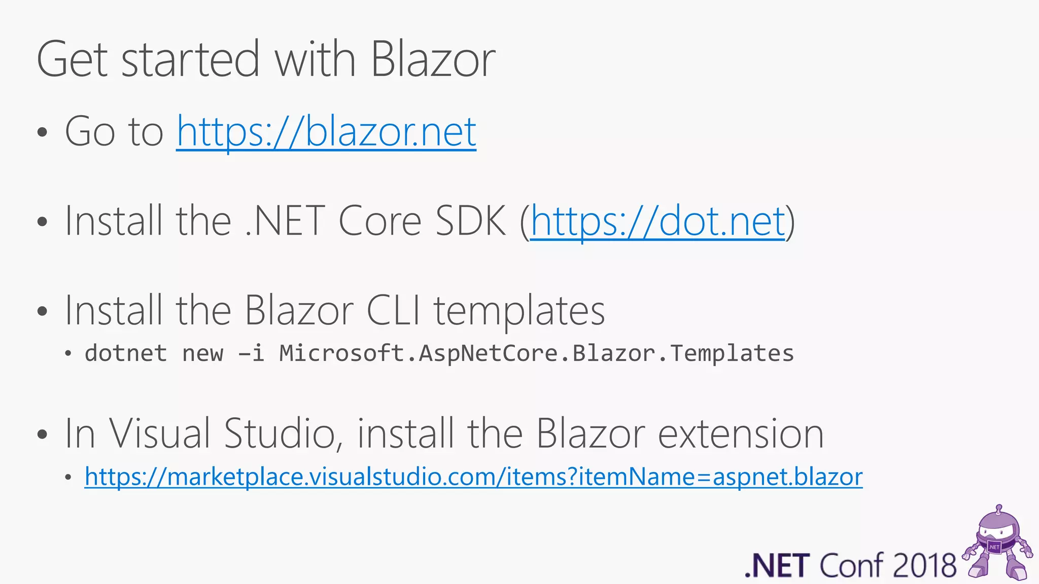 https://blazor.net https://dot.net https://marketplace.visualstudio.com/items?itemName=aspnet.blazor