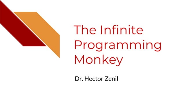 4.11: The Infinite Programming Monkey | PPT