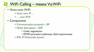 Codec Negotiation PLNOG 21: Piotr Gruszczyński - WiFi_Calling | PDF