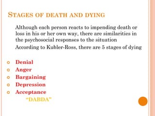 Stages 5 what of and death the dying? are