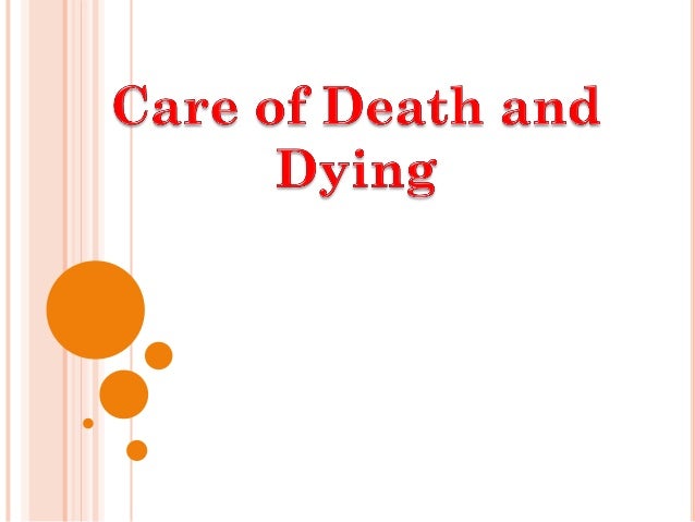 What are the 5 stages of death and dying?