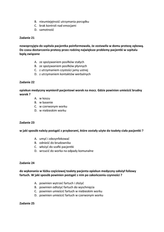 5 1 opiekun medyczny | PDF
