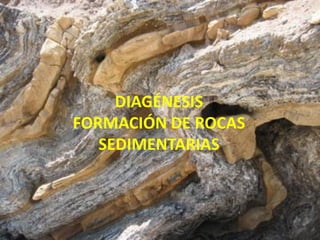 DIAGÉNESIS
FORMACIÓN DE ROCAS
SEDIMENTARIAS
 