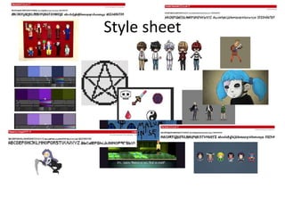 Style sheet
 