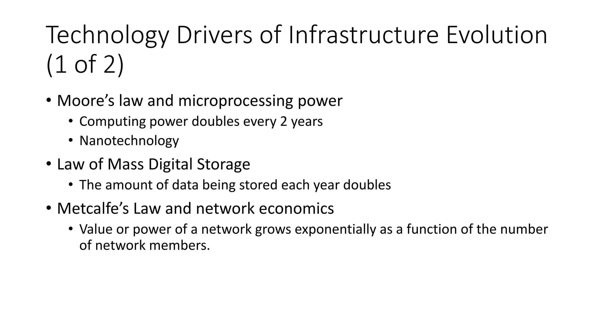 Evolution Infrastructure Technology IT Infrastructure and Emerging Technologies | PPTX