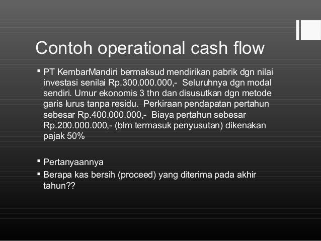 30+ Contoh Soal Cash Flow Skb - Kumpulan Contoh Soal