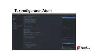 Textredigeraren Atom
 
