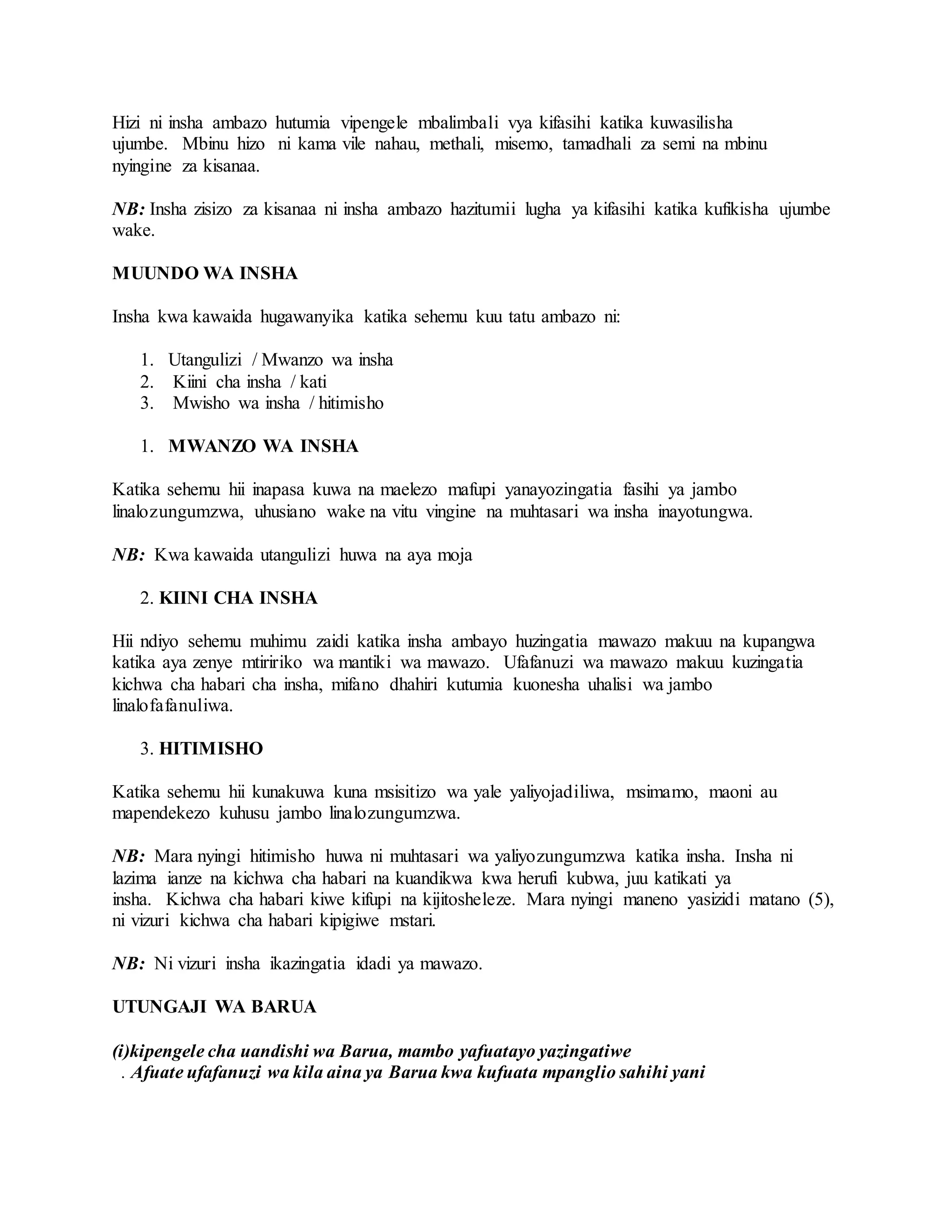Utunga UTUNGAJI | DOCX