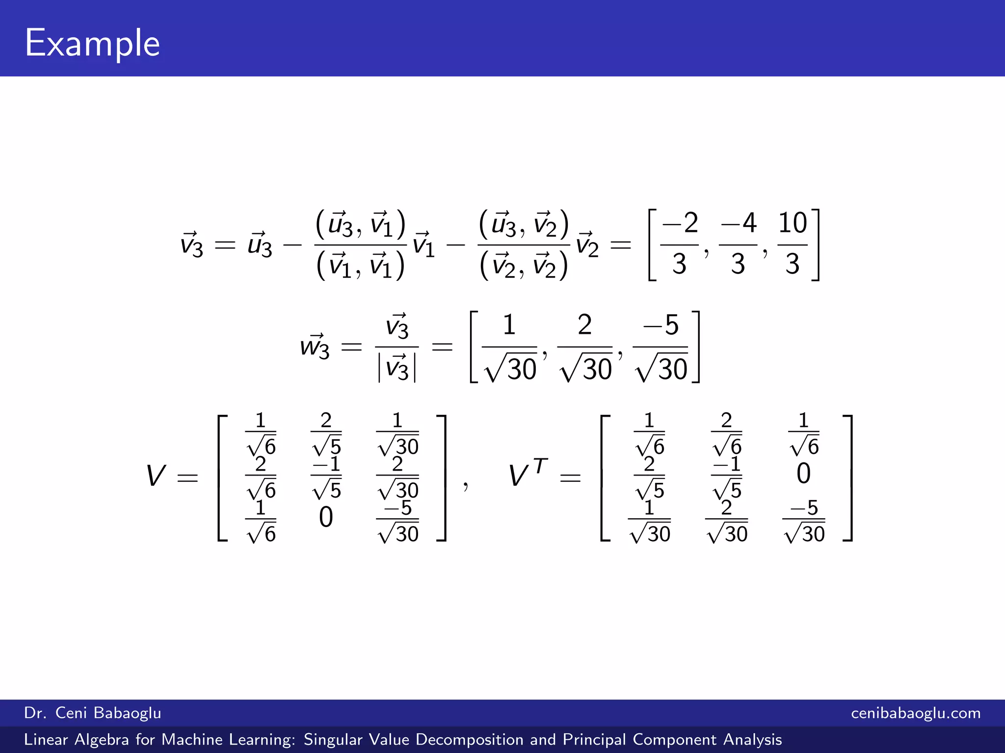 5. Linear Algebra for Machine Learning: Singular Value Decomposition ...