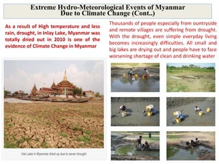 Climate Change Events in Myanmar and Future Scenarios mod | PDF