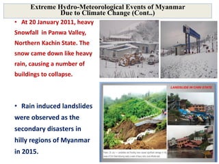 Climate Change Events in Myanmar and Future Scenarios mod | PDF
