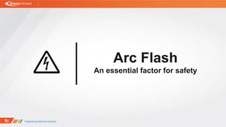 Arc Flash
An essential factor for safety
 