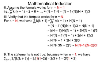 5 4 Mathematical Induction T