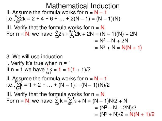 5 4 Mathematical Induction T