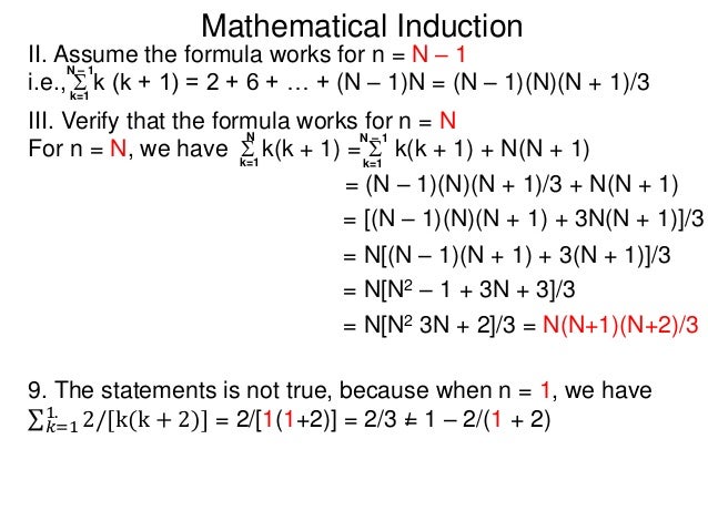5.4 mathematical induction t